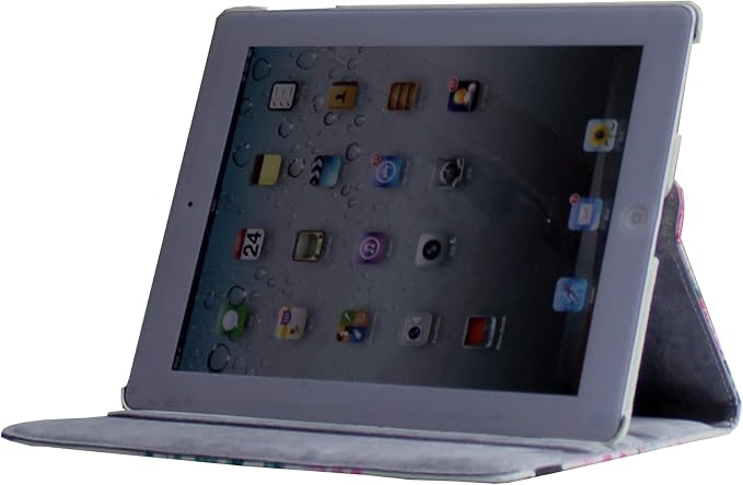 Case for iPad mini 4 Rotating Stand Smart Cover Magnetic Auto Wake Up/Sleep for iPad mini 4 4th A1538 A1550 MK6K2LL/A MK6L2LL/A MK872LL/A MK882LL/A MK9P2LL/A MK9Q2LL/A (Black)