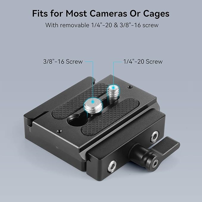 SMALLRIG DSLR and Mirrorless Quick Release Clamp and Plate for Arca Standard