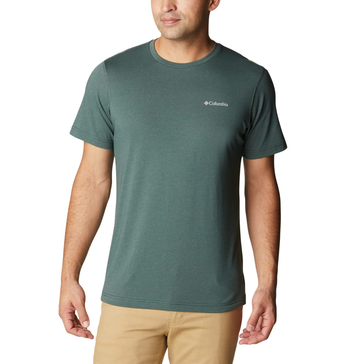 Columbia Men's Big & Tall Thistletown Hills Short Sleeve, Spruce Heather, X-Large B&T