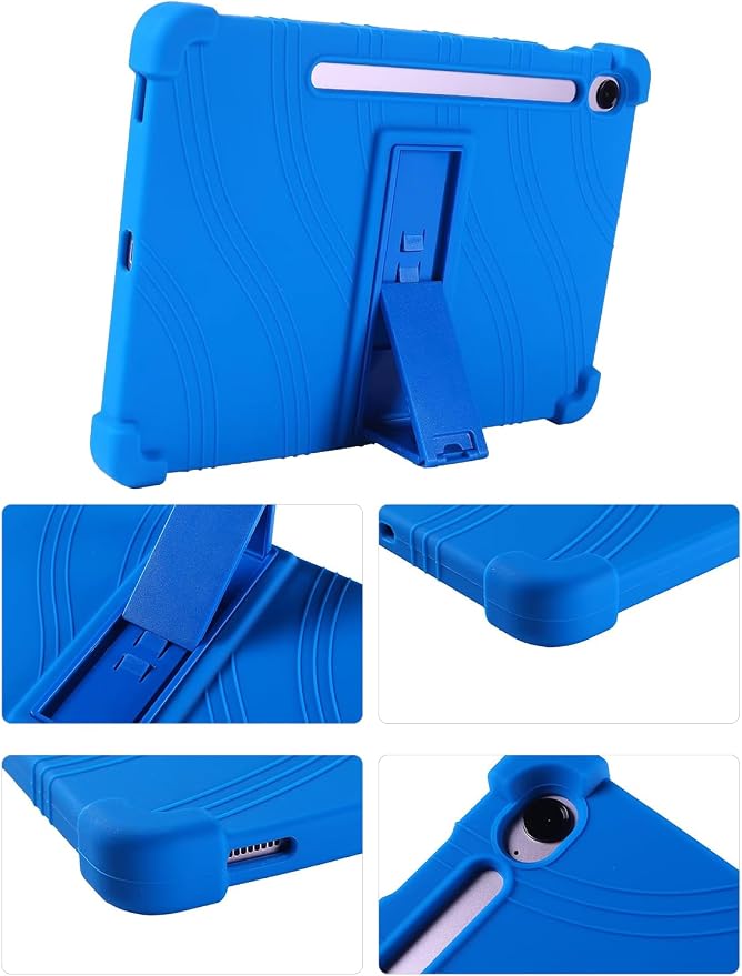 Case for Samsung Galaxy Tab S10 Lite/S10 FE/S9 FE 10.9 Inch - Protective Cover with S Pen Holder &amp Multi-Angle Viewing Stand (Black)