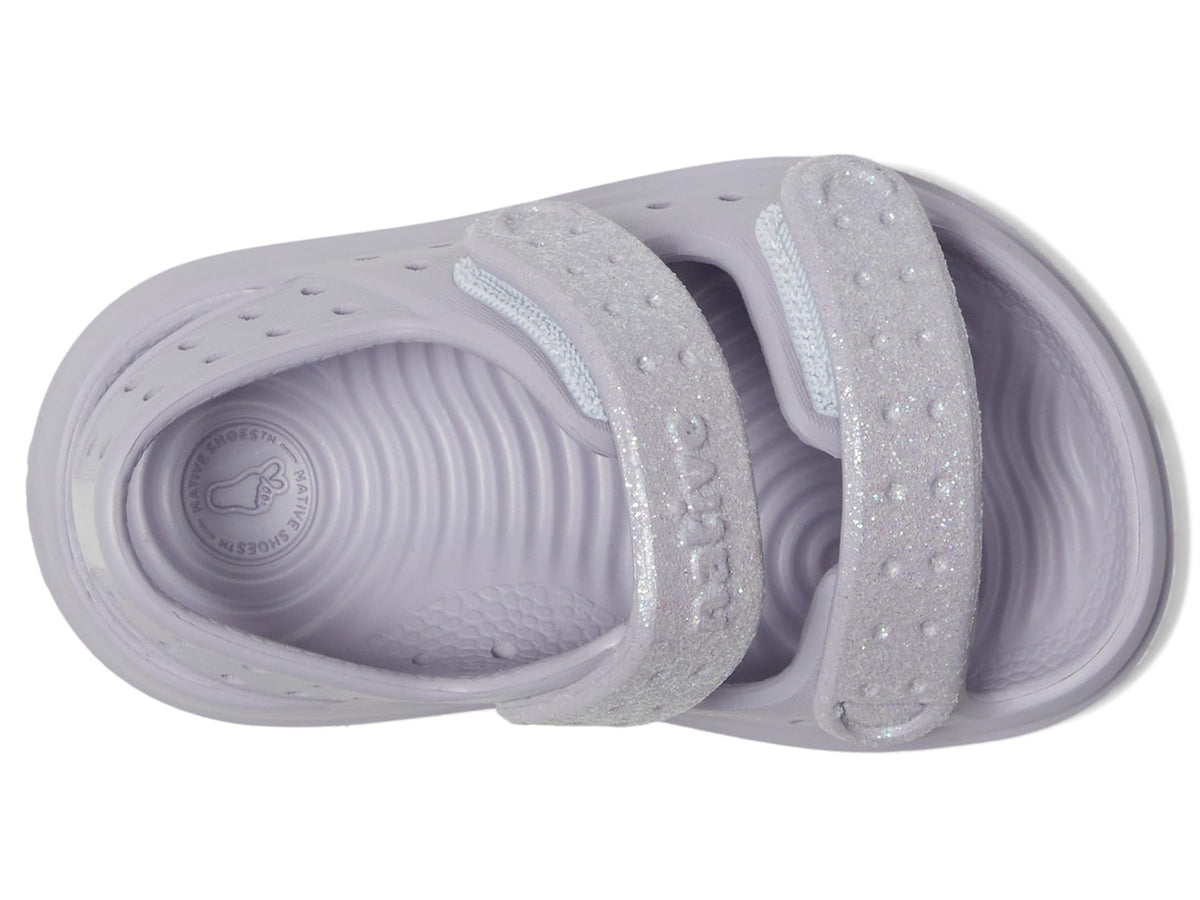 Native Shoes Kids Unisex Chase (Toddler), Future Purple Bling/Future Purple, 10 Toddler M