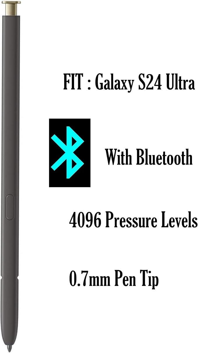 Galaxy S24 Ultra S Pen Replacement for Samsung Galaxy S24 Ultra (Black)