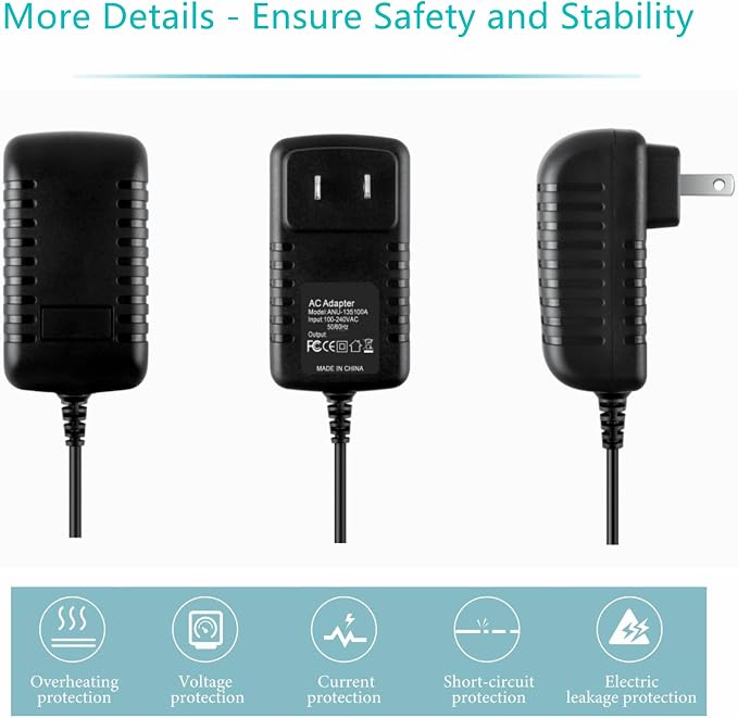 AC Power Supply Adapter Charger Compatible with Motorola C650 V180 V188 V220 C331