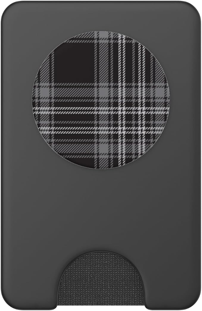 PopSockets Skull &amp Goth Phone Grip &amp Stand - Goth Plaid PopSockets PopGrip for MagSafe