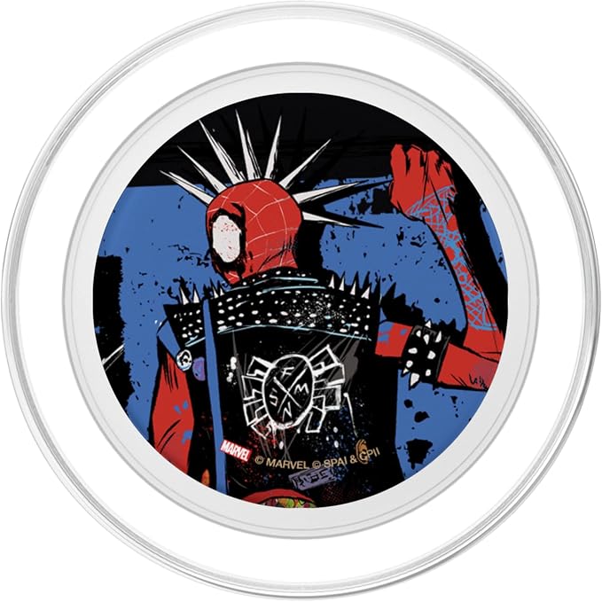 Marvel Spider-Man: Across The Spider-Verse Spider-Punk Back PopSockets Adhesive PopGrip