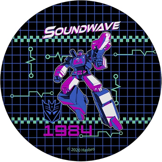 Transformers Soundwave 1984 Grid PopSockets Adhesive PopGrip