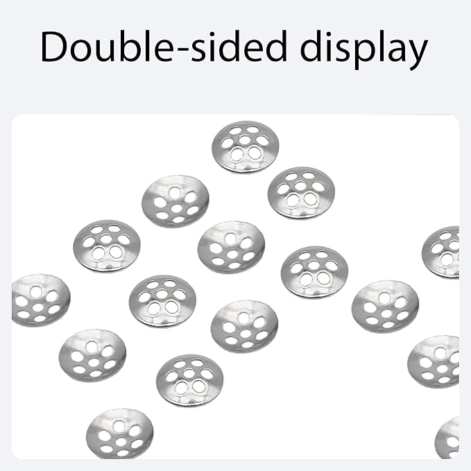 30Pcs 0.3”/8mm Pipe Screen Filters, Stainless Steel Concave Honeycomb Screens