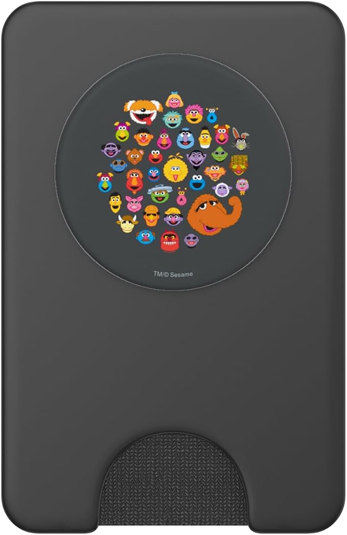 Sesame Street Character Head Shots PopSockets Adhesive PopGrip