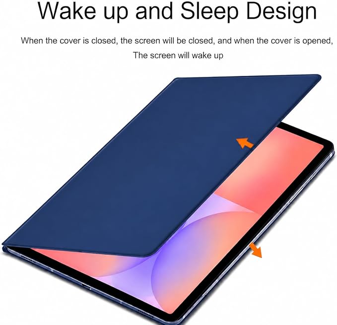 Magnetic Case for Galaxy Tab S10 Lite/Galaxy Tab S10 FE/Galaxy Tab S9 FE 10.9 Inch/Tab S9 11 2023 with S Pen Holder Ultra-Slim Lightweight Slim Magnetic Stand Case with Auto Sleep/Wake Black