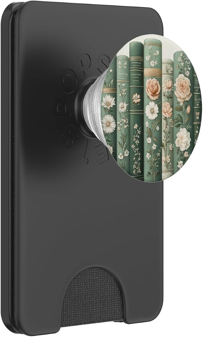 Book Reading Flower Lover Bookworm Tropical Garden PopSockets PopWallet for MagSafe