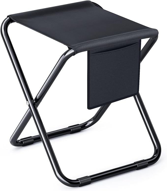 Simple Deluxe Portable Camping Chair, Lightweight Folding Chair for Camp, Outdoor Chair for Adults, Sports, Beach, Hiking, Backpacking, Garden
