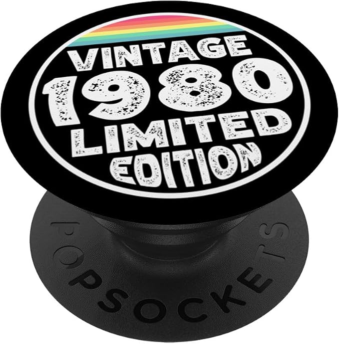 Limited Special Edition Vintage Since Born in 1980 PopSockets PopWallet for MagSafe