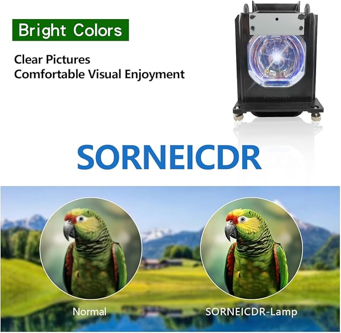 SORNEICDR 915P061010 Projector Lamp Compatible with Mitsubishi 915P061010 for WD-65733/WD-57733/WD-65734/WD-73733/WD-65833/WD-73833/WD-57734/WD-73734/WD65733 /WD-Y657/WD-57833/WD73733/WD65734/WD57733