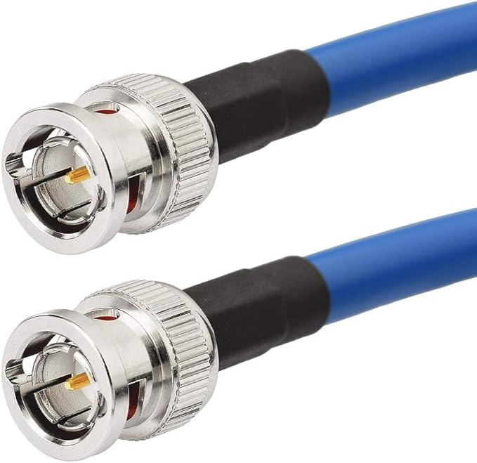 Superbat BNC SDI Cable 6ft, 3G/6G/12G (Belden 1694A) 75 Ohm BNC Male Cable Supports HD-SDI/3G-SDI /4K/8K Video,Precision SDI Jumper (1Pcs)