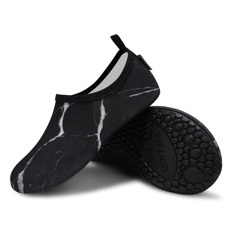 VIFUUR Water Sports Unisex Shoes Marble Black - 9-10 W US / 7.5-8.5 M US (40-41)