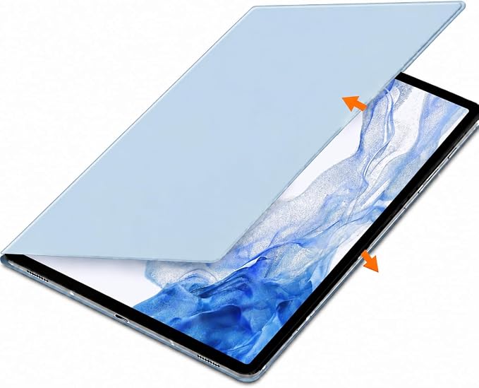 Magnetic Case for Galaxy Tab S8 Plus 12.4 inch 2022/Galaxy Tab S7 FE 2021/Galaxy Tab S7 Plus 2020 with Pen Holder Lightweight and Slim Magnetic Stand Case with Auto Sleep/Wake Black