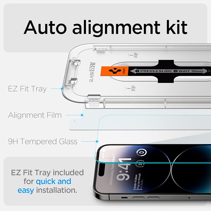 Spigen Tempered Glass Screen Protector [GlasTR EZ FIT] designed for iPhone 11 / iPhone XR [6.1 inch] [Case Friendly] - 2 Pack