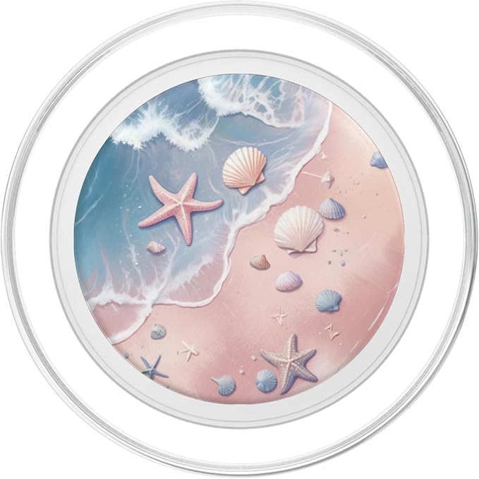 Beach Seashell Starfish PopSockets Adhesive PopGrip