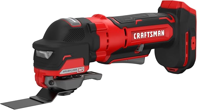 CRAFTSMAN V20 Cordless Oscillating Tool, Multi-Tool, Up to 19,000 OPM, Bare Tool Only (CMCE565B)