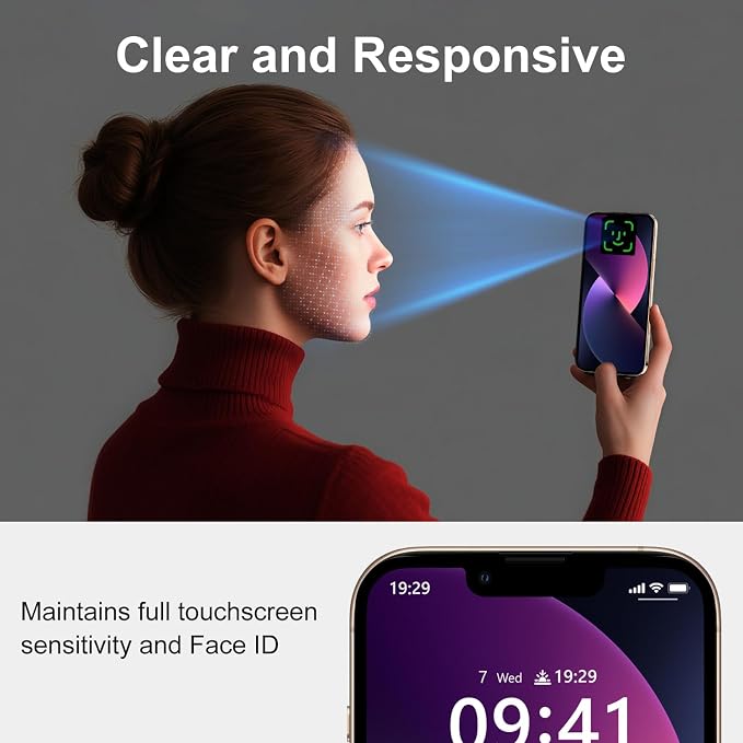 BossKiss for iPhone 11/iPhone XR Screen Protector TOP 9H Hardness Military Grade Shatterproof HD Tempered Glass Full Coverage Anti-Scratch Easy Installation Case Friendly 2 Pack