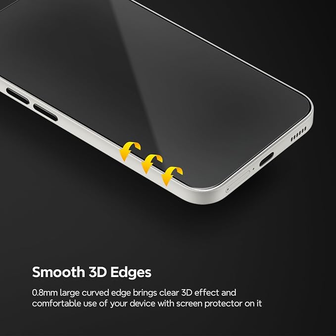 1stcase Tempered Glass [SimpleAlign] Screen Protector [2-pack Set] for Nothing Phone (2a) / (2a) Plus [Case-Friendly] - Clear