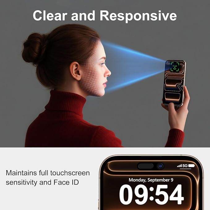 BossKiss for iPhone 11/iPhone XR Screen Protector TOP 9H Hardness Military Grade Shatterproof HD Tempered Glass Full Coverage Anti-Scratch Easy Installation Case Friendly 2 Pack