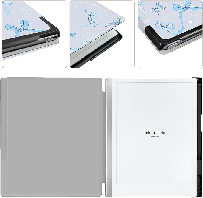 Case for Remarkable 2 Paper Tablet 10.3 2020 ReleasedLightweight and Hard Back Shell Protective Book Folio Cover with Built-in Pen HolderComes with Remarkable 2 Pen Tips.