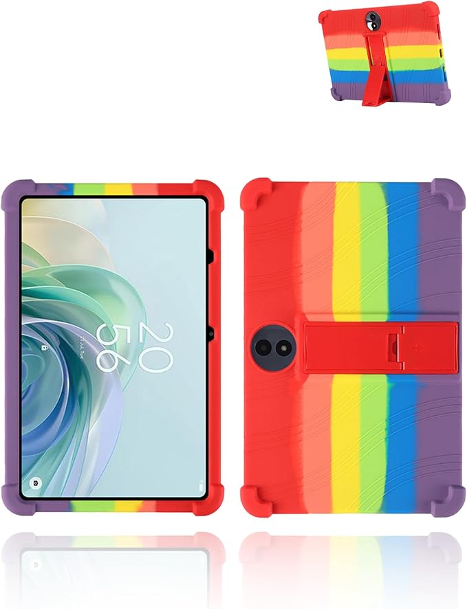 for TCL NXTPAPER 11 Plus Android 15 Gaming Tablet11.5 2.5K Ultra Clear Display Tablet Model CaseSoft Silicone Adjustable Stand Cover Lightweight Kids FriendlyBlack.