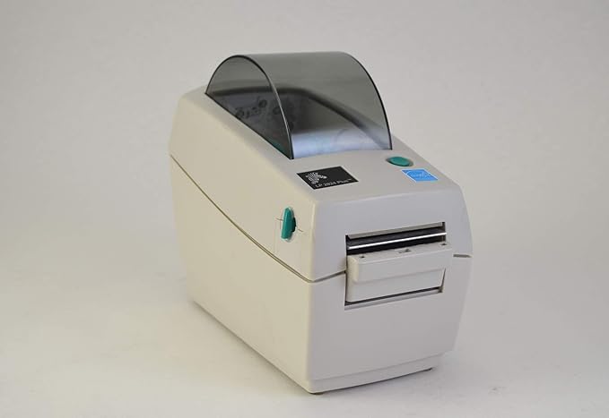 ZEBRA TLP2824 Plus Thermal Transfer Desktop Monochrome Printer Print Width of 2 in Serial and USB Port Connectivity 282P-101110-000