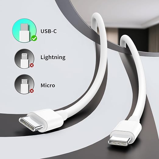 USBC Charger Block for iPhone 16 15 Pro Max Plus Charger Fast Charging30w Usb-C Fast Charger Adapter 6+10Ft USB Type C to USB C Cable for I Phone 16 15 ProMax Plus iPad Pro Air Mini-30 Watt Certified