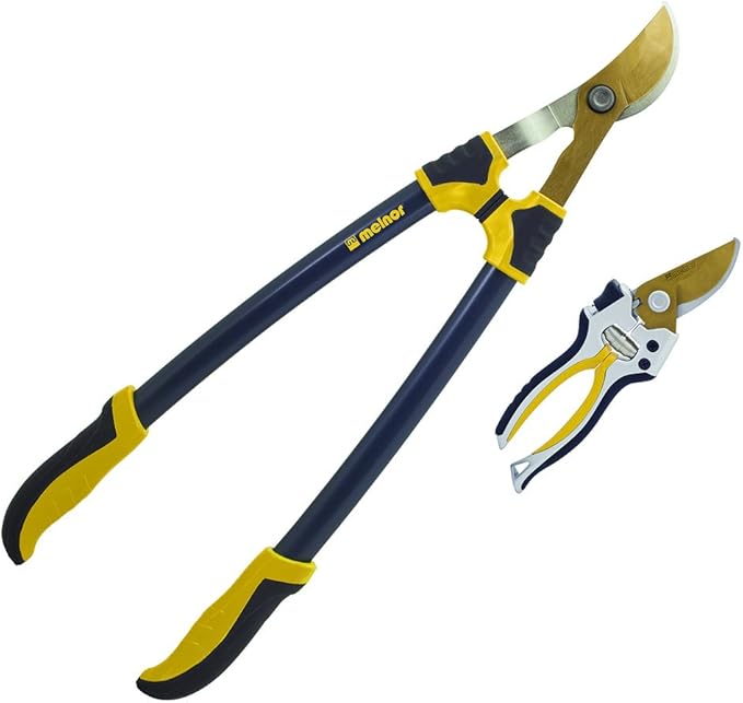 Melnor 84760-IN Pack-Titanium Blades-Includes 27 8.5” Bypass Pruner & Lopper Value Set, Combo