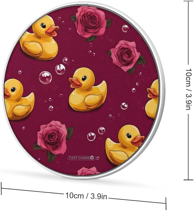 Rubber Duck Wireless Charger Portable Charging Pad | LightweightAll Smartphone