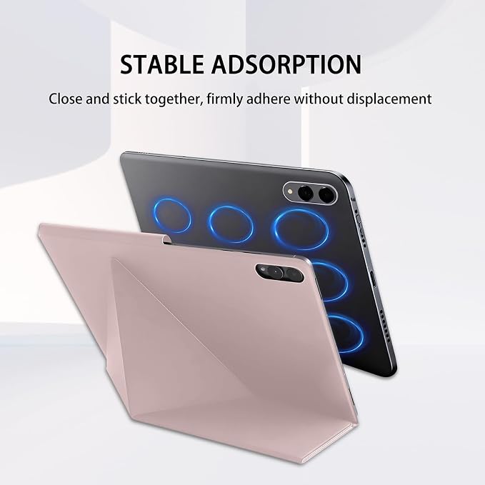 OATSBASF for Galaxy Tab S11 Ultra Case (2025) Magnetic Book Cover | Slim Minimalist Style Foldable Stand Support Auto Wake/Sleep 14.6 inch Tablet Case