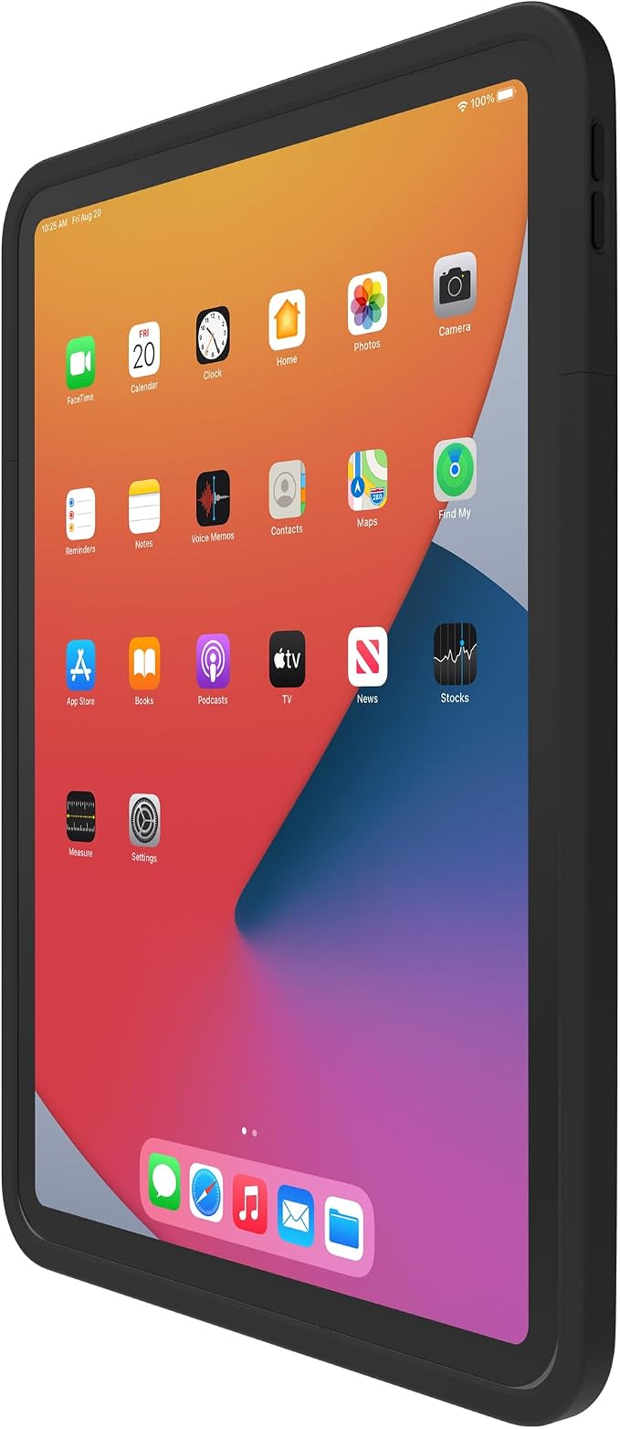 72300 Connect PRO iPad Case – Wireless Charging Case for iPad 10.2” (9th 8th 7th Gen) | Contactless Charging Magnetic Docking and 360° Rotation | Secure &amp Sleek Design – Black