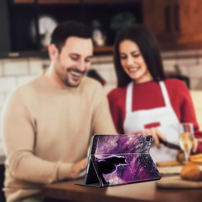 for Samsung Galaxy Tab S6 Lite Case 2022/2020 Release with Adjustable Stand &amp Auto Wake/Sleep Feature Smart Protect Cover Case for Samsung Tab S6 Lite 10.4 inch - American Flag