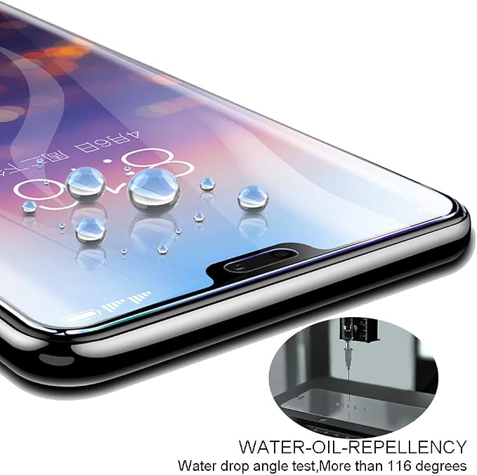 Ibywind Screen Protector for Honor 10 2 Pack+1 Back Film9H Tempered GlassHD ClearScratch ResistantBubble FreeEasy InstallFingerprint Compatible