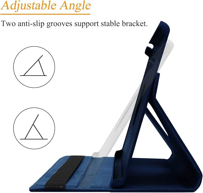Rotating Case for Galaxy Tab A 8.0 2019 SM-T290/T295 360 Degree Rotating Stand Case Full Protective Cover for Samsung Galaxy Tab A 8.0 Inch 2019 Tablet (Model SM-T290/SM-T295) - Black