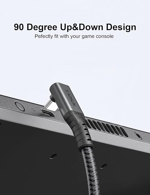 XAOSUN 240W USB 4 Cable for Thunderbolt 4 Cable 1ft USB C Data Cable 40Gbps Transfer 8K 4K Display Compatible with ROG Ally Steam Deck Switch eGPU MacBook Docks