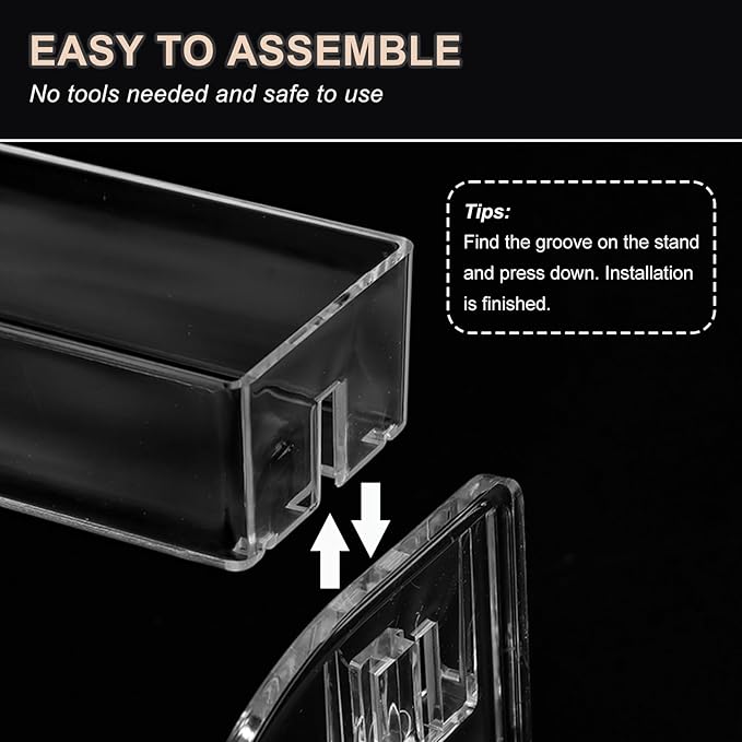 Nail Polish Organizer Clear Acrylic Eyeglasses Display Holder Essential Oil Storage Rack Makeup Stand Tray - 7 Layer