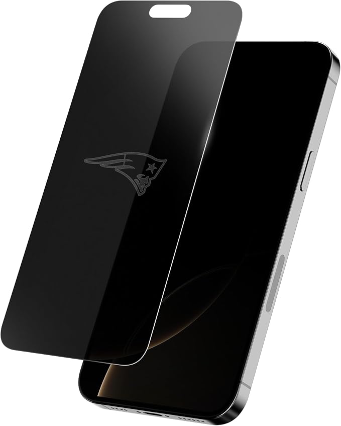 NFL Arizona Cardinals Privacy Screen Protector As Seen on Shark Tank Tank for iPhone 17 w/ Disappearing Design - Scratch-Resistant Glass Protector - Easy-Install Screen Guard w/ Disappearing Design (I