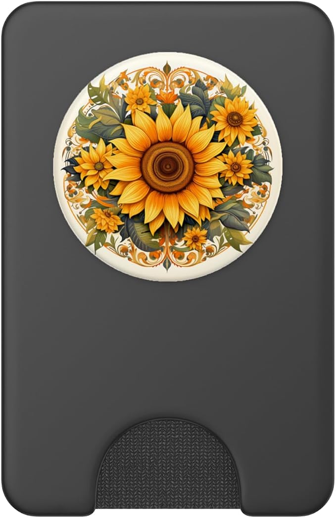 Sunflower PopSockets PopGrip for MagSafe