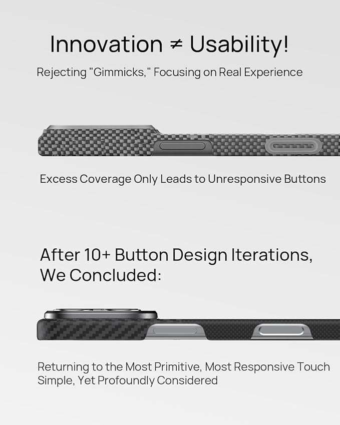 RAPTIC Aramid Fiber Case for iPhone 16 Pro Compatible with MagSafe Non-Slip &amp Slim 600D Aramid Fiber [Military Grade Drop Tested] Anti-Scratch Shockproof Protective Case 6.3 inch Black