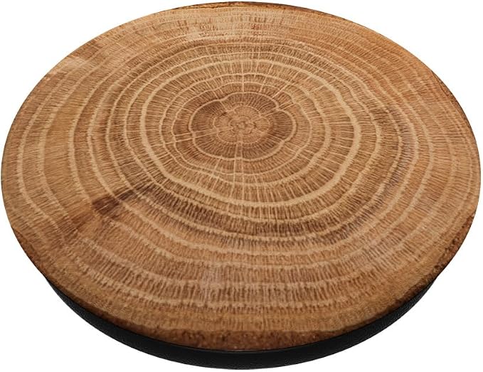 Tree Rings Cut Cross Section of Tree Design PopSockets Adhesive PopGrip