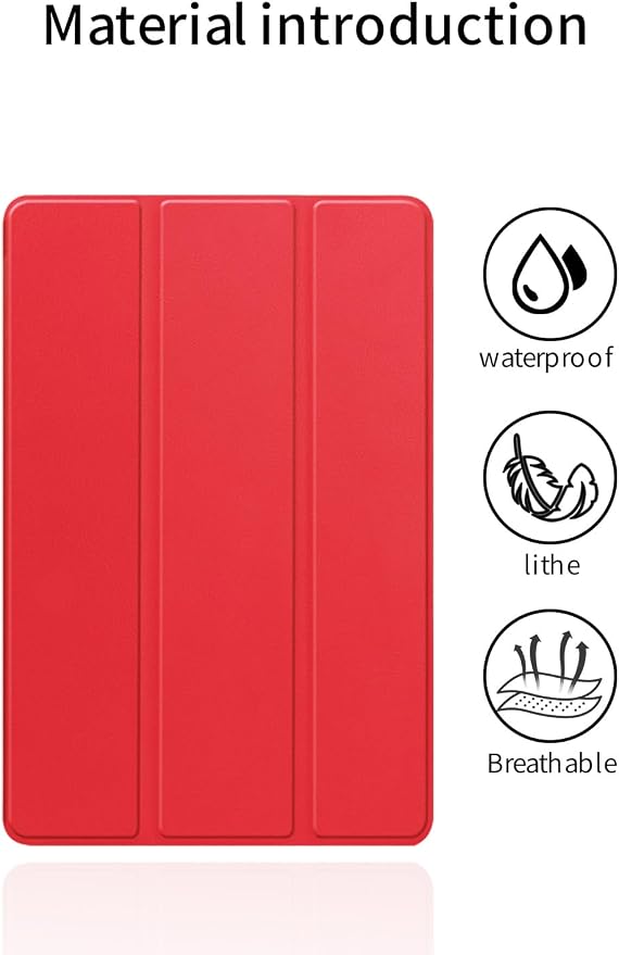for Lenovo Yoga Tab(TB710FU) 2025 Android 11.1 Inch Tablet CaseBOVUGAC Tri-fold Tablet Case Cover for Yoga Tab 11.1Full Protection Premium PU Scratch Resistant.(Black)
