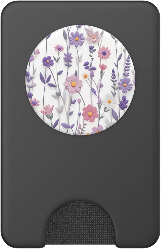 Mixed Flowers Bouquet Flower Pattern PopSockets Adhesive PopGrip