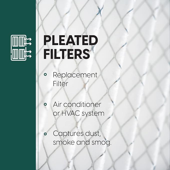 EconoHome 20x25x4 AC Furnace Pleated Air Filter MERV 11 Replacement – Allergen