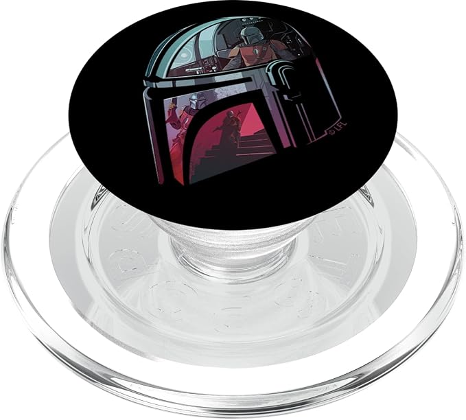 Star Wars The Mandalorian Helmet Reflection PopSockets Adhesive PopGrip