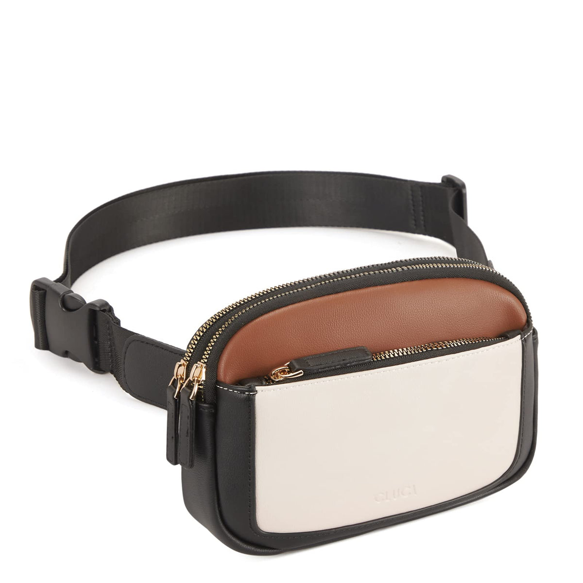 CLUCI Belt Bag for Women, Mini Everywhere Crossbody Waist Bag Adjustable Strap, Vegan Leather Women's Fanny Pack