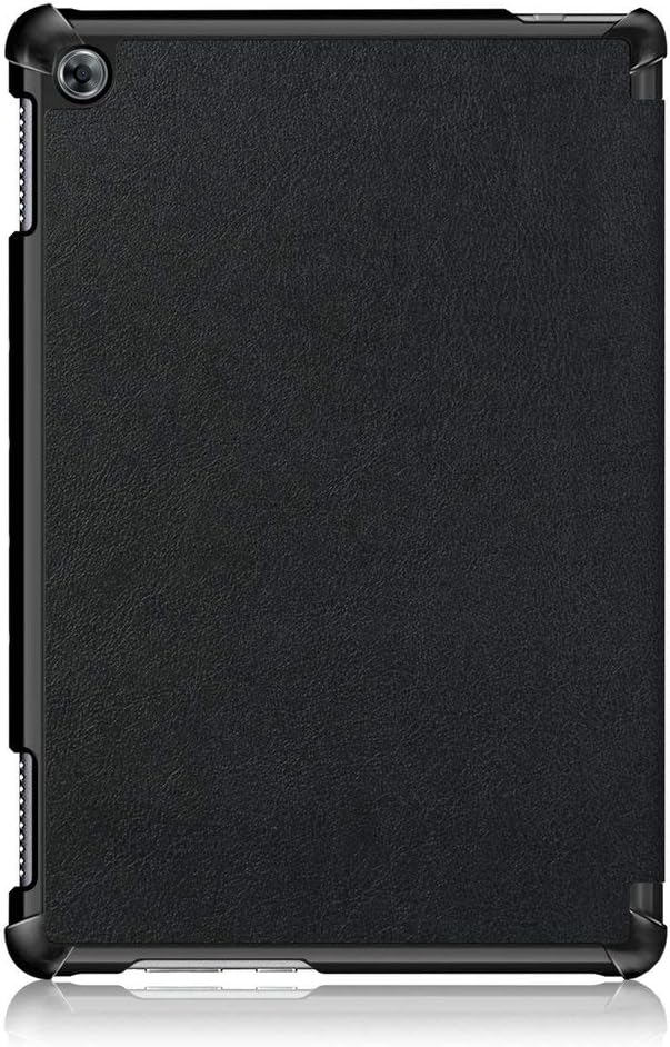 Kepuch Custer Case for Huawei MediaPad M5 Lite 10Ultra-Thin PU-Leather Hard Shell Cover for Huawei MediaPad M5 Lite 10 - Black