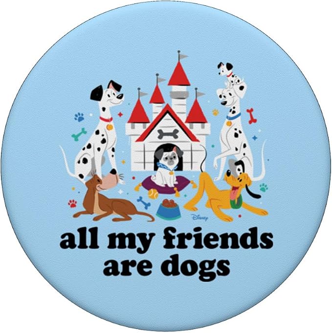 Disney - All My Friends are Dogs PopSockets Standard PopGrip